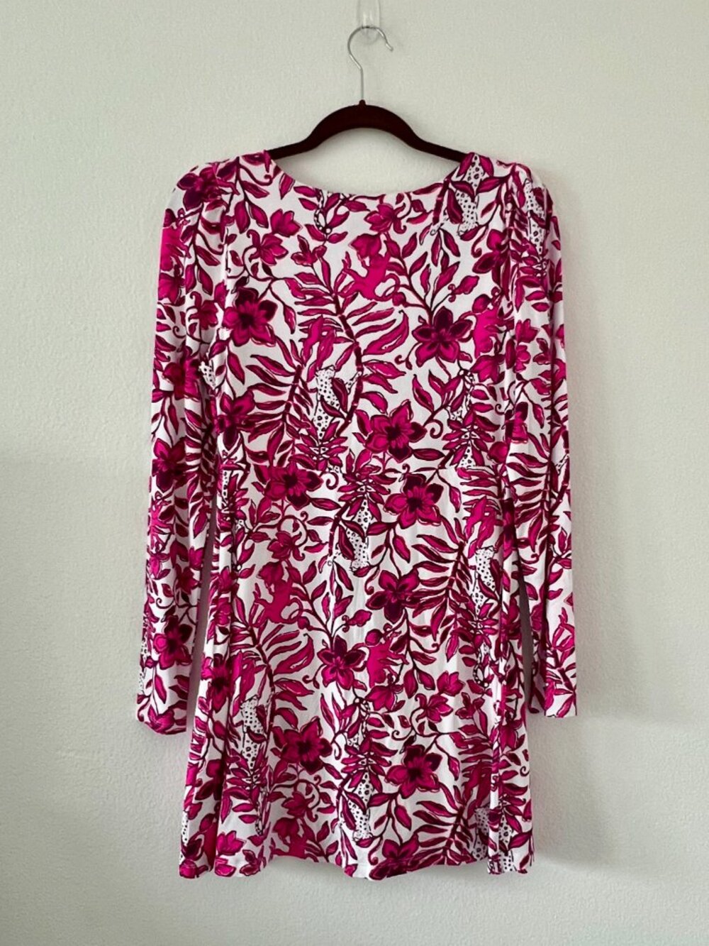 NWT Lilly Pulitzer Anne Skirted Romper In Elder Blossom Size Medium Floral - Picture 4 of 14